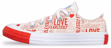 (Women) Converse Love Fearlessly Chuck Taylor All Star Low Top 'Red' 567311C (Women) Converse Love Fearlessly Chuck Taylor All Star Low Top 'Red' 567311C