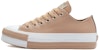 (W) Converse CTAS Double Stack Lift OX Salt 'Pink' Kasut Wanita Retro Stylish. 569429C