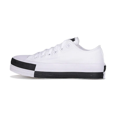 (W) Converse Chuck Taylor All Star Black White Sneakers