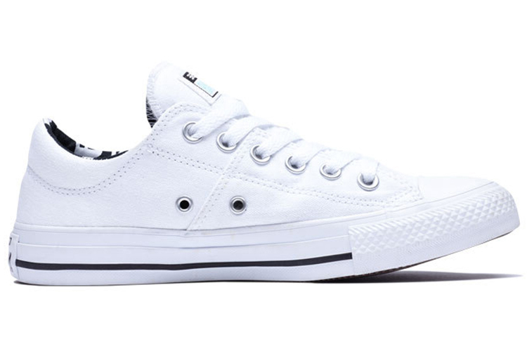 (W) Converse Chuck Taylor All Star Low Top Canvas Sneakers White 圖 2
