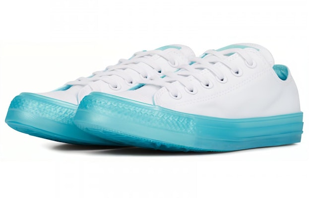 (W) 컨버스 척 테일러 올스타 로우 '화이트 블리치드 아쿠아' 560646C Lookbook (W) 컨버스 척 테일러 올스타 로우 '화이트 블리치드 아쿠아' 560646C