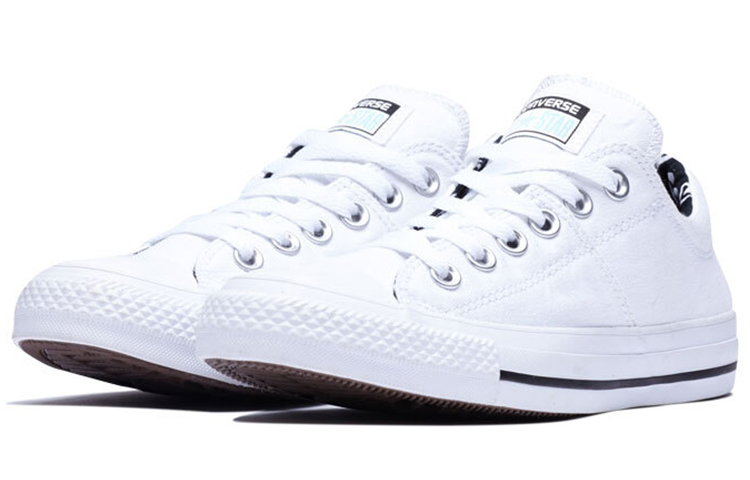 (W) Converse Chuck Taylor All Star Low Top Canvas Sneakers White 圖 3