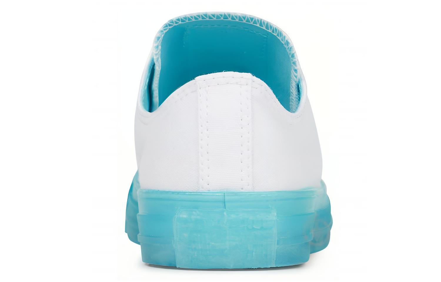 Shop (W) 컨버스 척 테일러 올스타 로우 '화이트 블리치드 아쿠아' 560646C