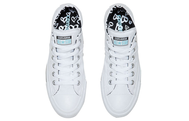 (W) Converse Chuck Taylor All Star Low Top Canvas Sneakers White 圖 4