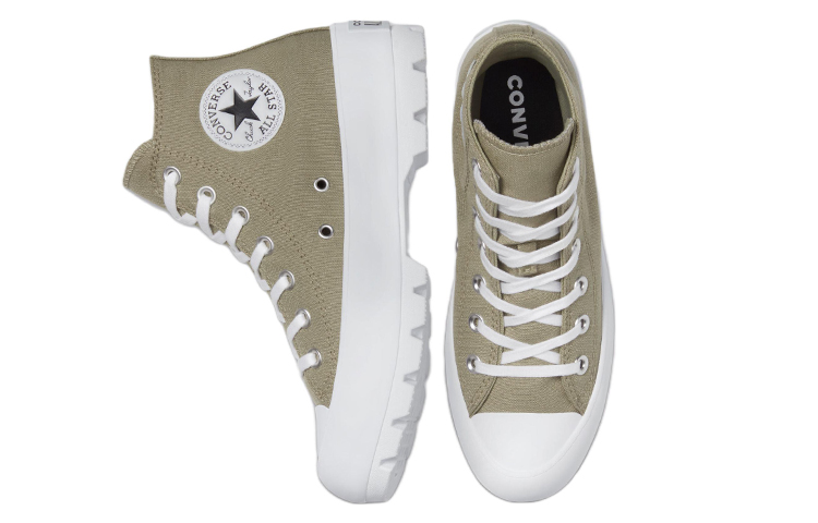 Shop (W) Converse Chuck Taylor All Star Lugged High 'Light Field Surplus' en Español 571114C