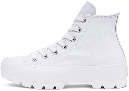 (W) Converse Chuck Taylor All Star Lugged Leather Tinggi 'Putih' 567165C Buy (W) Converse Chuck Taylor All Star Lugged Leather Tinggi 'Putih' 567165C