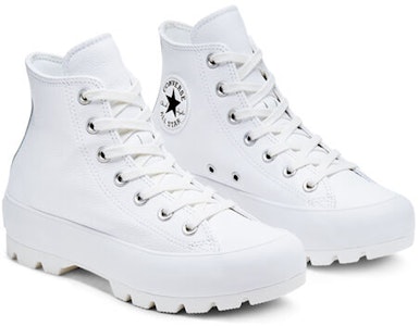 (W) Converse Chuck Taylor All Star Lugged Leather Tinggi 'Putih' 567165C Lookbook (W) Converse Chuck Taylor All Star Lugged Leather Tinggi 'Putih' 567165C