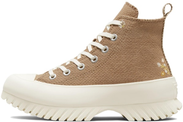 (女性)Converse Chuck Taylor All Star 厚底 2.0 高筒 '秋季刺繡 - 沙丘' A05067C Buy (女性)Converse Chuck Taylor All Star 厚底 2.0 高筒 '秋季刺繡 - 沙丘' A05067C