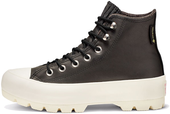 (W) (女性用) コンバース チャックテイラー オールスター ラグ 防水 レザー ハイカット 厚底 ブラック 'ホワイト' 565006C 565006C Buy (W) (女性用) コンバース チャックテイラー オールスター ラグ 防水 レザー ハイカット 厚底 ブラック 'ホワイト' 565006C 565006C