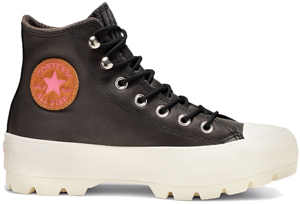 (W) Converse Chuck Taylor All Star Lugged Kulit High Top Kalis Air Tapak Tebal Hitam 'Putih' 565006C Order (W) Converse Chuck Taylor All Star Lugged Kulit High Top Kalis Air Tapak Tebal Hitam 'Putih' 565006C