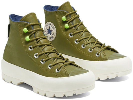 (W) コンバース チャックテイラー オールスター ラグ ウィンター ハイ GTX 'ダークモス' 568764C Lookbook (W) コンバース チャックテイラー オールスター ラグ ウィンター ハイ GTX 'ダークモス' 568764C