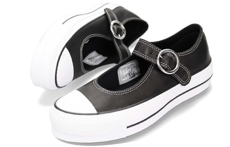 (W) Converse Chuck Taylor All Star Mary Jane 'Black White' 圖 3
