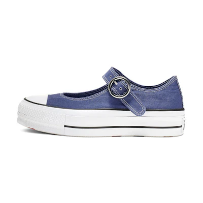(W) Converse Chuck Taylor All Star Mary Jane Low Top 'Blue White'