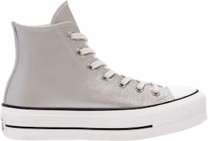 (Women) Converse Chuck Taylor All Star Metallic Classics Platform High 'Silver Egret' 569238C (Women) Converse Chuck Taylor All Star Metallic Classics Platform High 'Silver Egret' 569238C