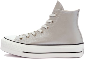 (Women) Converse Chuck Taylor All Star Metallic Classics Platform High 'Silver Egret' 569238C (Women) Converse Chuck Taylor All Star Metallic Classics Platform High 'Silver Egret' 569238C