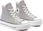 Lookbook (W) Converse Chuck Taylor All Star Metallic Platform Tinggi 'Perak Egret' 569238C
