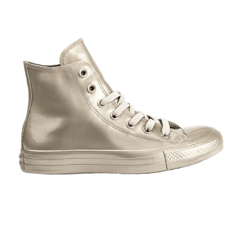 Buy (W) Converse Chuck Taylor All Star Goma Metálica Alta 'Oro Claro' 553269C