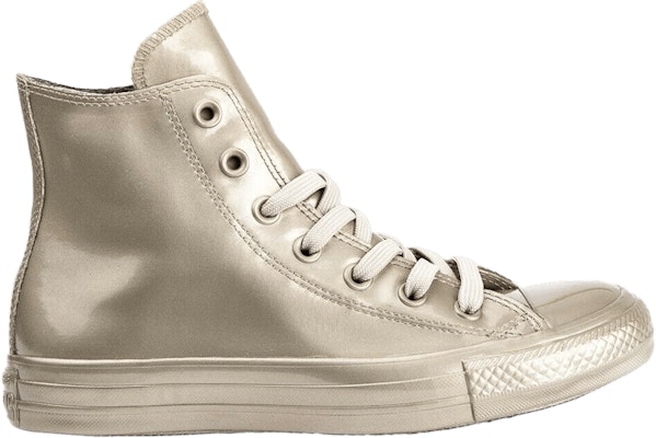 (Women) Converse Chuck Taylor All Star Metallic Rubber High 'Light Gold' 553269C Buy (Women) Converse Chuck Taylor All Star Metallic Rubber High 'Light Gold' 553269C