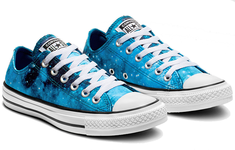 (W) Converse Chuck Taylor All Star Miss Galaxy Low Top Canvas Blue Black 圖 2