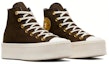 Lookbook (W) Converse Chuck Taylor All Star Modern Corduroy Lift Platform 'Fresh Brew' Wanita A07203C