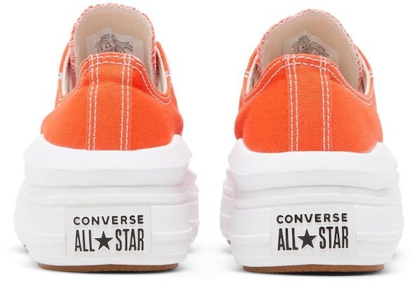 (W) Converse Chuck Taylor All Star Move 'Bright Poppy' Sepatu Wanita 570774C Details for (W) Converse Chuck Taylor All Star Move 'Bright Poppy' Sepatu Wanita 570774C