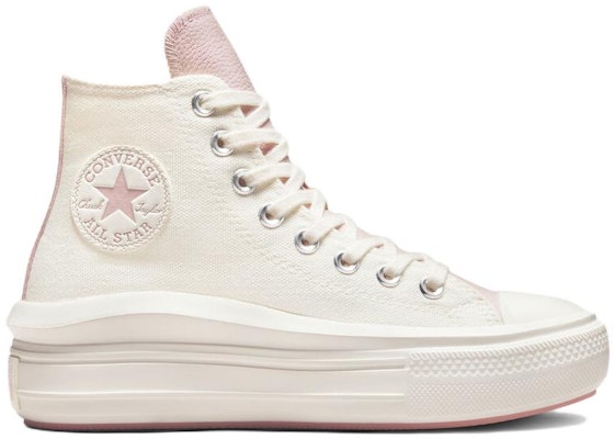 (W) Converse Chuck Taylor All Star Move 'Kanvas Tinggi Anti-Gelincir - Oatmeal' A03722C Order (W) Converse Chuck Taylor All Star Move 'Kanvas Tinggi Anti-Gelincir - Oatmeal' A03722C