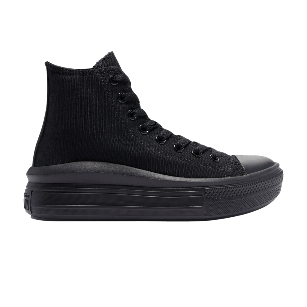 (Women) Converse Chuck Taylor All Star Move Canvas High 'Monochrome - Almost Black' 570014C