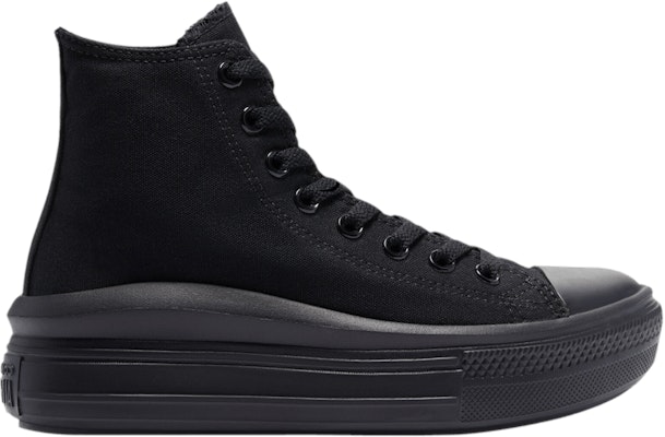 (Women) Converse Chuck Taylor All Star Move Canvas High 'Monochrome - Almost Black' 570014C Buy (Women) Converse Chuck Taylor All Star Move Canvas High 'Monochrome - Almost Black' 570014C
