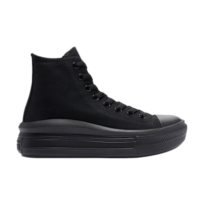 (W) Converse Chuck Taylor All Star Move Canvas High 'Monochrome - Almost Black'