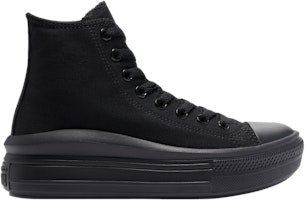 (Women) Converse Chuck Taylor All Star Move Canvas High 'Monochrome - Almost Black' 570014C (Women) Converse Chuck Taylor All Star Move Canvas High 'Monochrome - Almost Black' 570014C