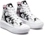 (W) Converse Chuck Taylor All Star Move Hi 'Hitam dan Putih' A01361C