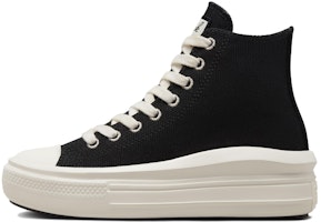 (Women) Converse Chuck Taylor All Star Move High 'Black Canvas' A05177C (Women) Converse Chuck Taylor All Star Move High 'Black Canvas' A05177C