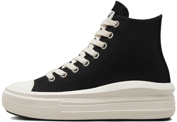 (Women) Converse Chuck Taylor All Star Move High 'Black Canvas' A05177C Buy (Women) Converse Chuck Taylor All Star Move High 'Black Canvas' A05177C