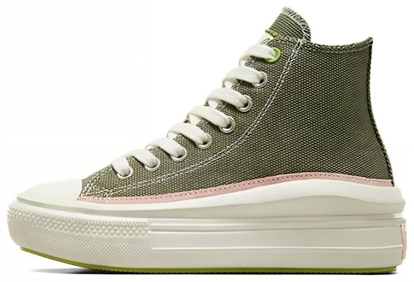 (Women) Converse Chuck Taylor All Star Move High 'Mixed Material - Utility' A07115C Buy (Women) Converse Chuck Taylor All Star Move High 'Mixed Material - Utility' A07115C
