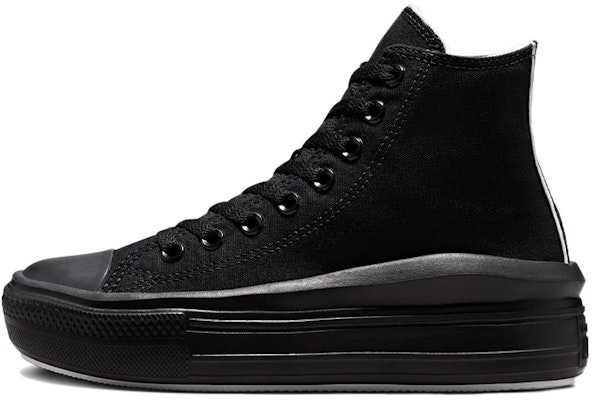 (Women) Converse Chuck Taylor All Star Move High 'Black' 572070C Buy (Women) Converse Chuck Taylor All Star Move High 'Black' 572070C