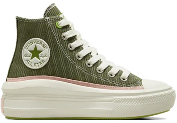 (Women) Converse Chuck Taylor All Star Move High 'Mixed Material - Utility' A07115C Order (Women) Converse Chuck Taylor All Star Move High 'Mixed Material - Utility' A07115C