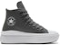 (W) Converse Chuck Taylor All Star Move High 'Iron Grey' Lelaki Kasual Kelabu. A01344C