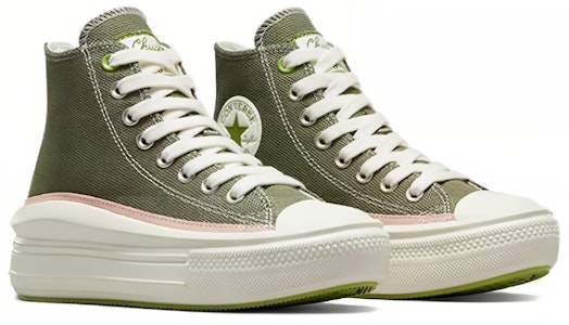(W) Converse Chuck Taylor All Star Move High 'Mixed Material - Utiliti' A07115C Lookbook (W) Converse Chuck Taylor All Star Move High 'Mixed Material - Utiliti' A07115C