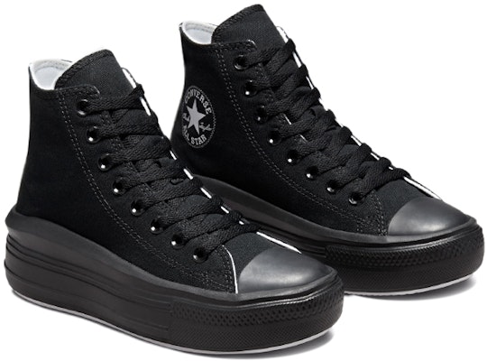 (Women) Converse Chuck Taylor All Star Move High 'Black' 572070C Lookbook (Women) Converse Chuck Taylor All Star Move High 'Black' 572070C