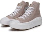 Lookbook (W) Converse Chuck Taylor All Star Move High 'Stone Mauve' Wanita A01369C