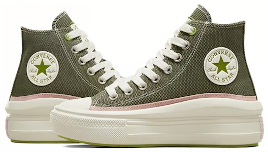 (W) Converse Chuck Taylor All Star Move High 'Mixed Material - Utiliti' A07115C Shop (W) Converse Chuck Taylor All Star Move High 'Mixed Material - Utiliti' A07115C