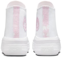 (W) Converse Chuck Taylor All Star Move High 'Hybrid Floral - Putih Merah Jambu Foam' 571577C Shop (W) Converse Chuck Taylor All Star Move High 'Hybrid Floral - Putih Merah Jambu Foam' 571577C