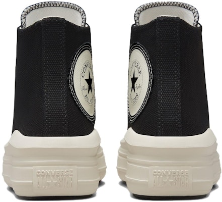 (Women) Converse Chuck Taylor All Star Move High 'Black Canvas' A05177C Purchase (Women) Converse Chuck Taylor All Star Move High 'Black Canvas' A05177C