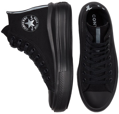(Women) Converse Chuck Taylor All Star Move High 'Black Metallic' 570971C Purchase (Women) Converse Chuck Taylor All Star Move High 'Black Metallic' 570971C