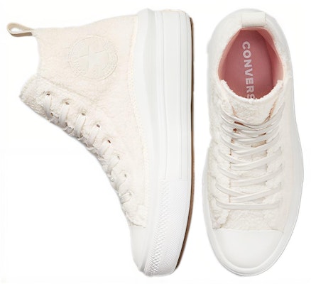 (Women) Converse Chuck Taylor All Star Move High 'Perfect Is Not Perfect - Egret' 573074C Purchase (Women) Converse Chuck Taylor All Star Move High 'Perfect Is Not Perfect - Egret' 573074C