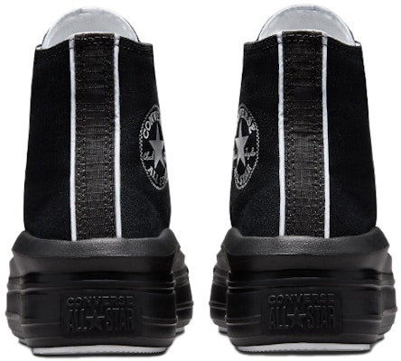 (Women) Converse Chuck Taylor All Star Move High 'Black' 572070C Purchase (Women) Converse Chuck Taylor All Star Move High 'Black' 572070C