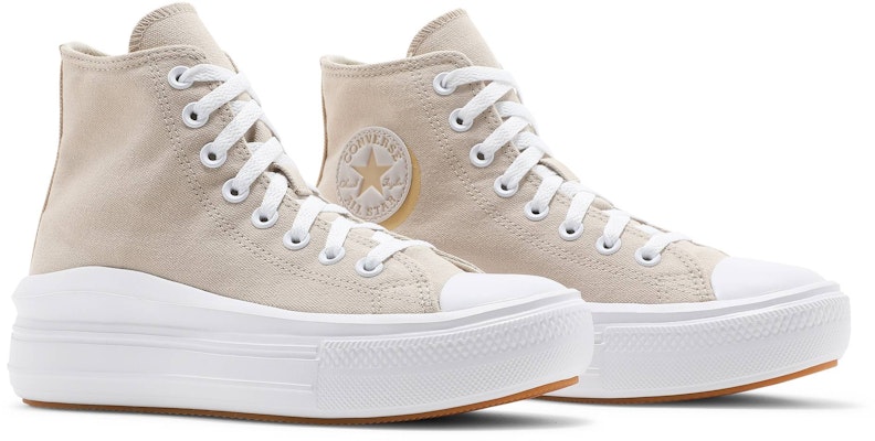 (Women) Converse Chuck Taylor All Star Move High 'Mono Pastels - Farro' 571866C Cheap (Women) Converse Chuck Taylor All Star Move High 'Mono Pastels - Farro' 571866C