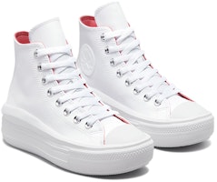 (W) 컨버스 척테일러 무브 하이 '스노우 화이트' 571622C Lookbook (W) 컨버스 척테일러 무브 하이 '스노우 화이트' 571622C