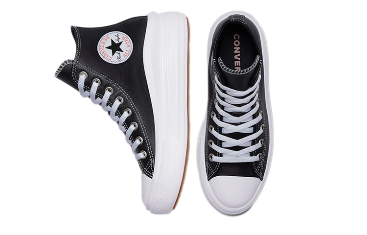 Shop (W) Converse Chuck Taylor All Star Move High Top 'Hitam Putih' 572278C