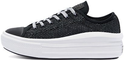 (Women) Converse Chuck Taylor All Star Move Low 'Black White' 570794C (Women) Converse Chuck Taylor All Star Move Low 'Black White' 570794C